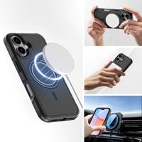 4Smarts Defend Case Backcover Apple iPhone 16 Zwart Inductieve lading - thumbnail