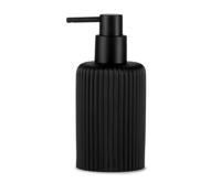Zeepdispenser Andrea House Mat Zwart Hars (Ø 7 x 16 cm) (270 ml) - thumbnail