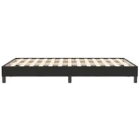 Bedframe zonder matras 120x210 cm fluweel zwart - thumbnail