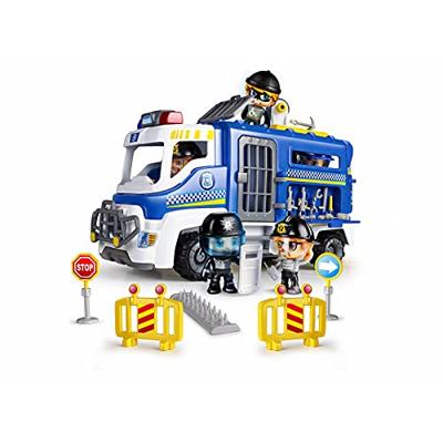 Famosa Pinypon politie wagen met 2 speel figuren en 25 accessoires