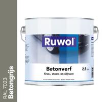 Ruwol Betonverf Betongrijs (RAL 7023) 2,5 liter - thumbnail