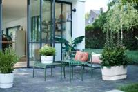 ELHO Greenville 40 ronde bloempot - Buiten - Ø 39 x H 36,8 cm - Wit - thumbnail