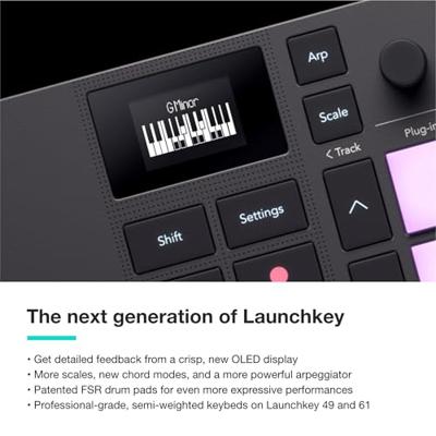 Novation Launchkey Mini 25 MK4 USB/MIDI keyboard