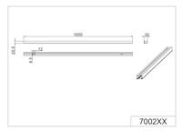 Trio 2-faseDuoline grijs 100cm - 700287 - thumbnail