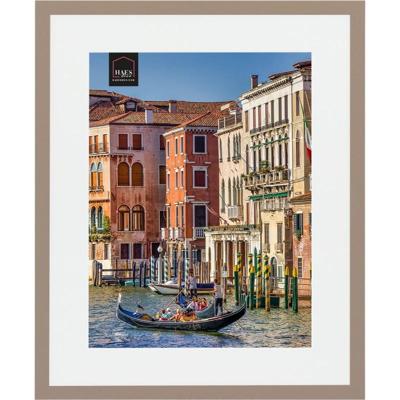 Haes Deco Houten Fotolijst met Passe-partout Venezia bruin voor 1 foto formaat 30x40 of 40x50 -SP12850