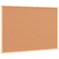 Magnetisch whiteboard met massief grenenhouten frame 80x55 cm - thumbnail
