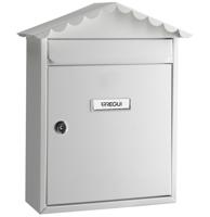 Brievenbus Arregui Wit Staal 30 x 11 x 36 cm - thumbnail
