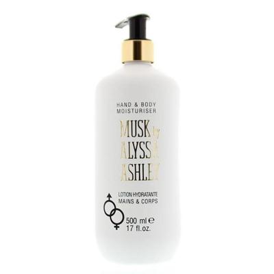 Alyssa Ashley bodylotion met pomp musk 500ml unisex Alyssa Ashley bodylotion met pomp musk 500ml unisex