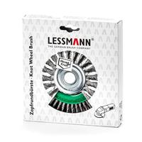 Lessmann Ronde borstel | gat d. 125 mm draaddikte 0,5 mm | RVS 6 mm | 15.000 omw/min | 1 stuk - 473801EZ 473801EZ - thumbnail