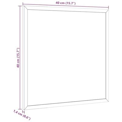 Magnetisch whiteboard met massief grenenhouten frame 40x40 cm Magnetisch whiteboard met massief grenenhouten frame 40x40 cm