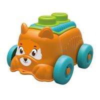 Clementoni baby - clemmy sensory puppy oranje met soft blokken, 5dlg. - thumbnail