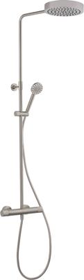 Ben Engraved Cross regendoucheset Ø25cm RVS-look Ben Engraved Cross regendoucheset Ø25cm RVS-look