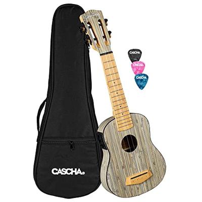 Cascha HH 2315E Bamboo Graphite E/A sopraan ukelele set