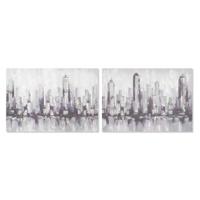 Schilderij Home ESPRIT New York Loft 100 x 3 x 70 cm (2 Stuks) - thumbnail