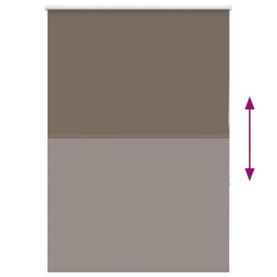 Rolgordijn verduisterend koffie 90x150 cm stofbreedte 85,7 cm