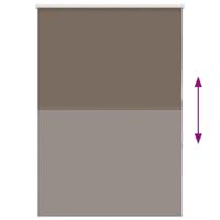 Rolgordijn verduisterend koffie 90x150 cm stofbreedte 85,7 cm - thumbnail