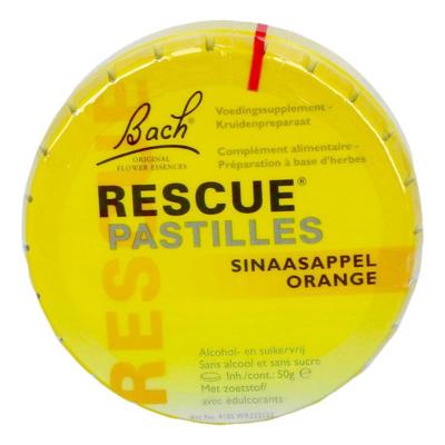 Bach Rescue Rescue pastilles sinaasappel 50 Gram