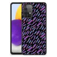 Samsung Galaxy A72 (5G/4G) Back Case Feathers Color - thumbnail