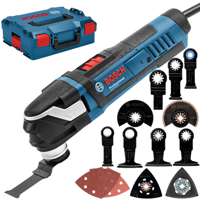 Bosch Professional GOP 40-30 0601231001 Multifunctioneel gereedschap Incl. accessoires, Incl. koffer 17-delig 400 W