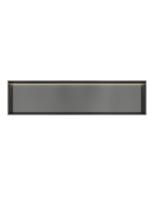 Hotbath &MORE Inbouwnis 30x120x10cm met LED IP44 Geborsteld Gunmetal PVD - thumbnail