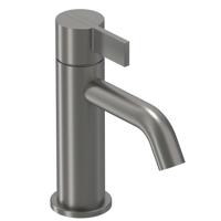 Wastafelkraan IVY Pact Model S Coldstart Geborsteld Metal Black PVD IVY - thumbnail