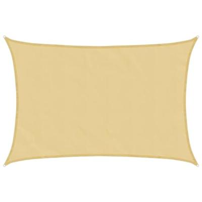 VidaXL Zonnezeil 4x2,5 m 100% polyester oxford zandkleurig - thumbnail