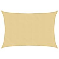 VidaXL Zonnezeil 4x2,5 m 100% polyester oxford zandkleurig - thumbnail