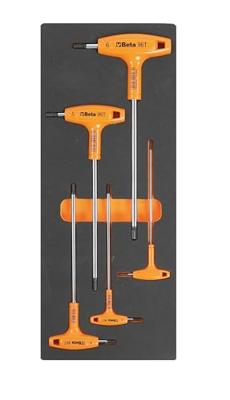 Beta Soepele voorgevormde inzetbakken met assortiment gereedschap M52 - 024500052