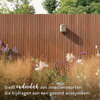 Insectenhotel cosy insect hotel d18 h23 cm paddenstoel beige bloempot elho - Elho - thumbnail