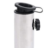 VidaXL Parasolvoet 45x25x8 cm graniet lichtgrijs - thumbnail