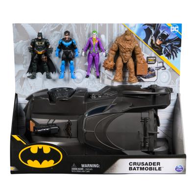 DC Batman Crusader Bundle Batmobile + Figuren