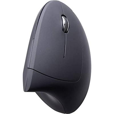 Renkforce RF-WM-322 Ergonomische muis Radiografisch Optisch Zwart 5 Toetsen 1600 dpi Ergonomisch, Oplaadbaar