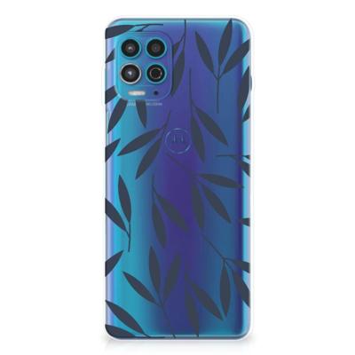 Motorola Moto G100 | TPU Case | Leaves Blue