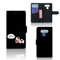 LG Q60 Leuk Hoesje Cow - thumbnail