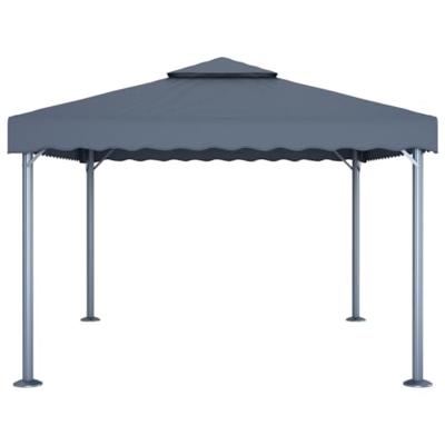 Prieel 400x300 cm aluminium antraciet