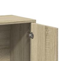 Dressoir 60x31x70 cm bewerkt hout sonoma eikenkleurig - thumbnail