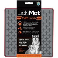 LICKIMAT - Dog lick mat Buddy Tuff Red 20Cm - (645.5456) - thumbnail