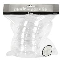 Creativ Company Deco ballen met opening, 5st. - thumbnail