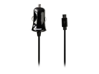 Valueline VLMB60890B10 Micro-usb-autolader Micro Usb Male - 12v Autoaansluiting 1,00 M Zwart 2.1a
