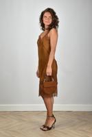 Gold Hawk jurk GH814 cognac - thumbnail