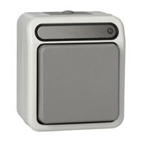 Schneider Electric MEG3106-8029 AquaStar Compleet Uitschakelaar, Wisselschakelaar, Controleschakelaar Spatwaterdicht Lichtgrijs 1 stuks - thumbnail