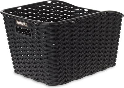 Fietsmand Basil Weave WP 43 x 32 x 25 cm - zwart