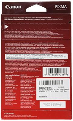 Canon Pro Platinum PT-101 Fotopapier 10x15 cm 50 vel