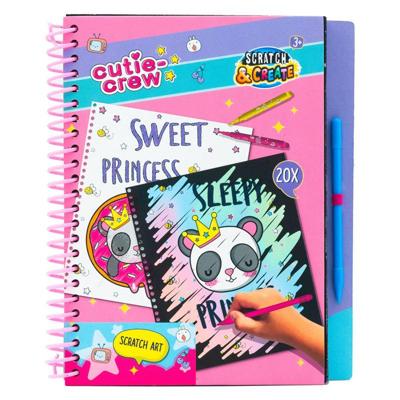 Canenco Cutie crew kras- en kleurboek