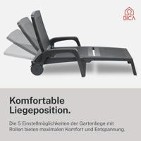 Ligbed Miami - antraciet - 70x190x46 cm - thumbnail