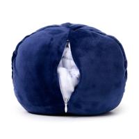 Blankeazzz Adoramals Nico de Pinguin 2-in-1 Knuffel & Reisdeken - thumbnail