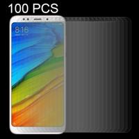 100 stuks voor Xiaomi Redmi 5 Plus 0 26 mm 9H oppervlaktehardheid 2.5D gebogen rand gehard glas Screen Protector - thumbnail