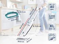 LEIFHEIT CleanTenso Rechtopstaande stoomreiniger 0,55 l Turkoois, Wit 1200 W - thumbnail