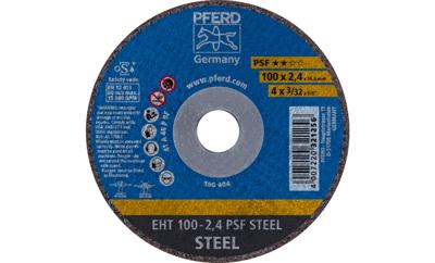 PFERD TOOLS EHT 100-2,4 PSF STEEL/16,0 61741116 Doorslijpschijf recht 100 mm 25 stuk(s) Staal