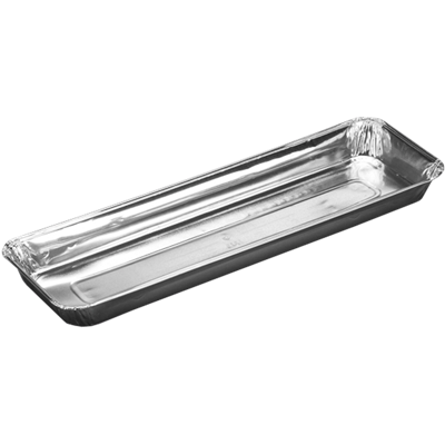 Schaal | aluminium | rechthoekig | 685ml | 326x106x25mm | zilver | 500 stuks